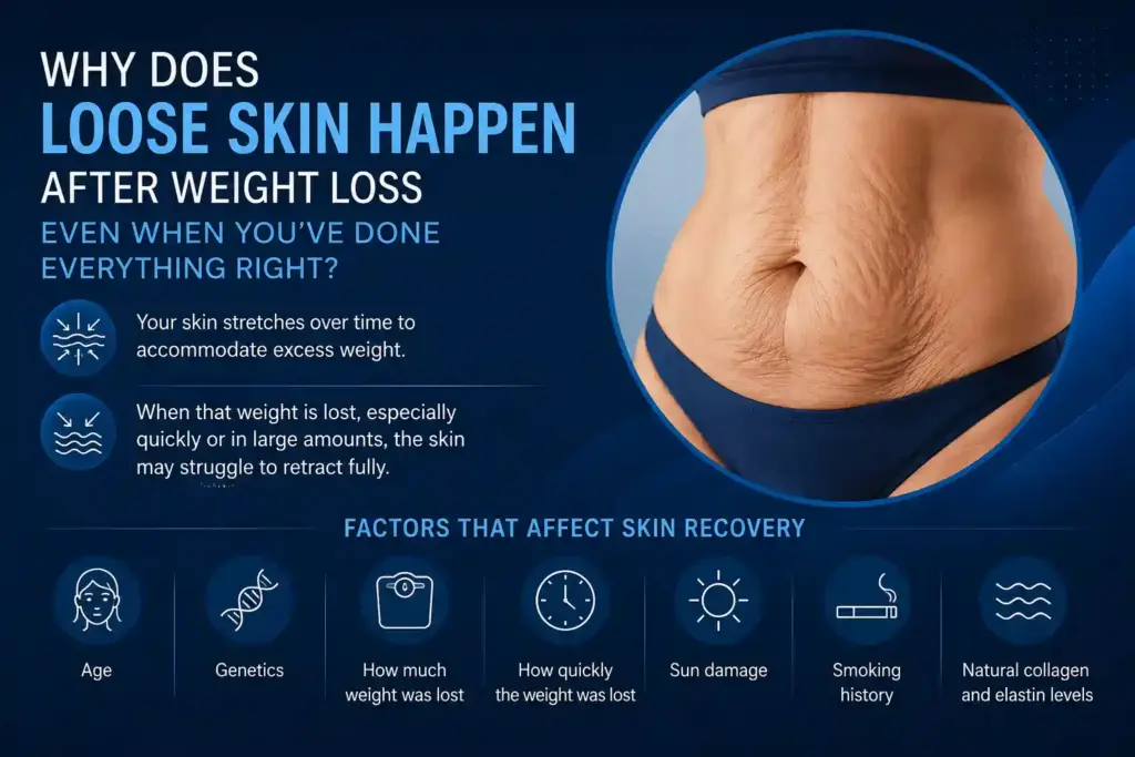 Why Does Loose Skin Happen After Weight Loss Even When You’ve Done Everything Right Barking and Dagenham?